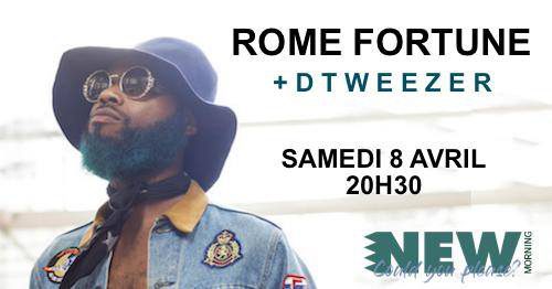 Rome Fortune et DTWEEZER au New Morning le 08 avril