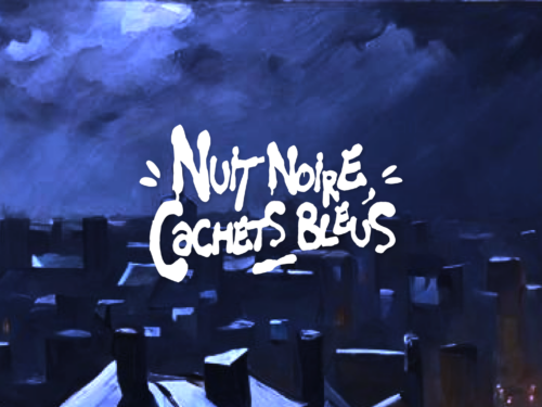 Nuit noire, cachets bleus
